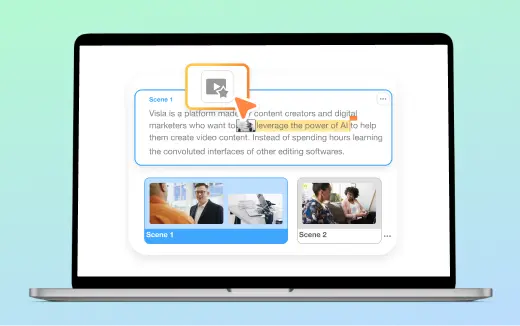 AI Footage Recommendations by Visla. Get the best B-roll clips and visuals automatically selected by AI.